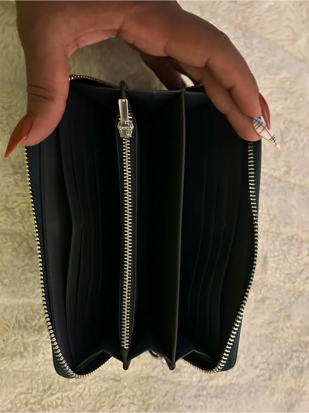 Coach Signature Zip Wristlet Clutch
